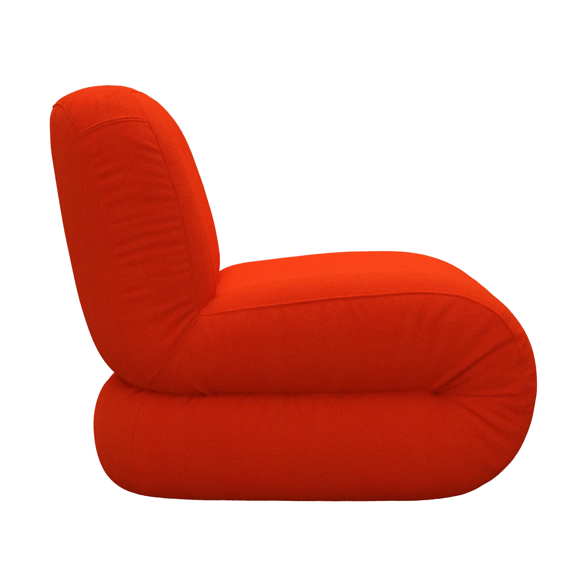 Bau Sessel, Vidar 0542 Rot, geradlinig Lammhults