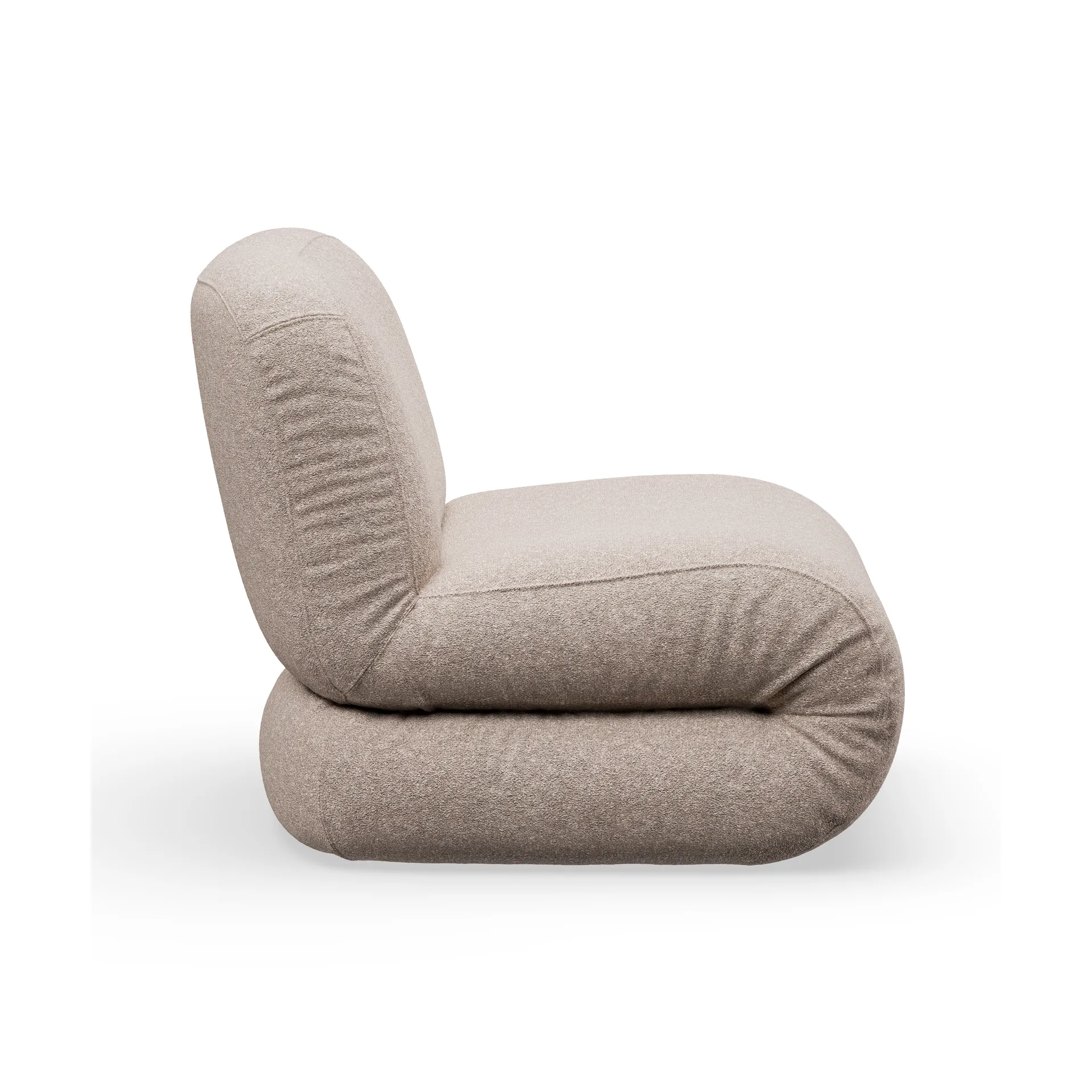 Bau Sessel, Zero Beige, gerade Lammhults