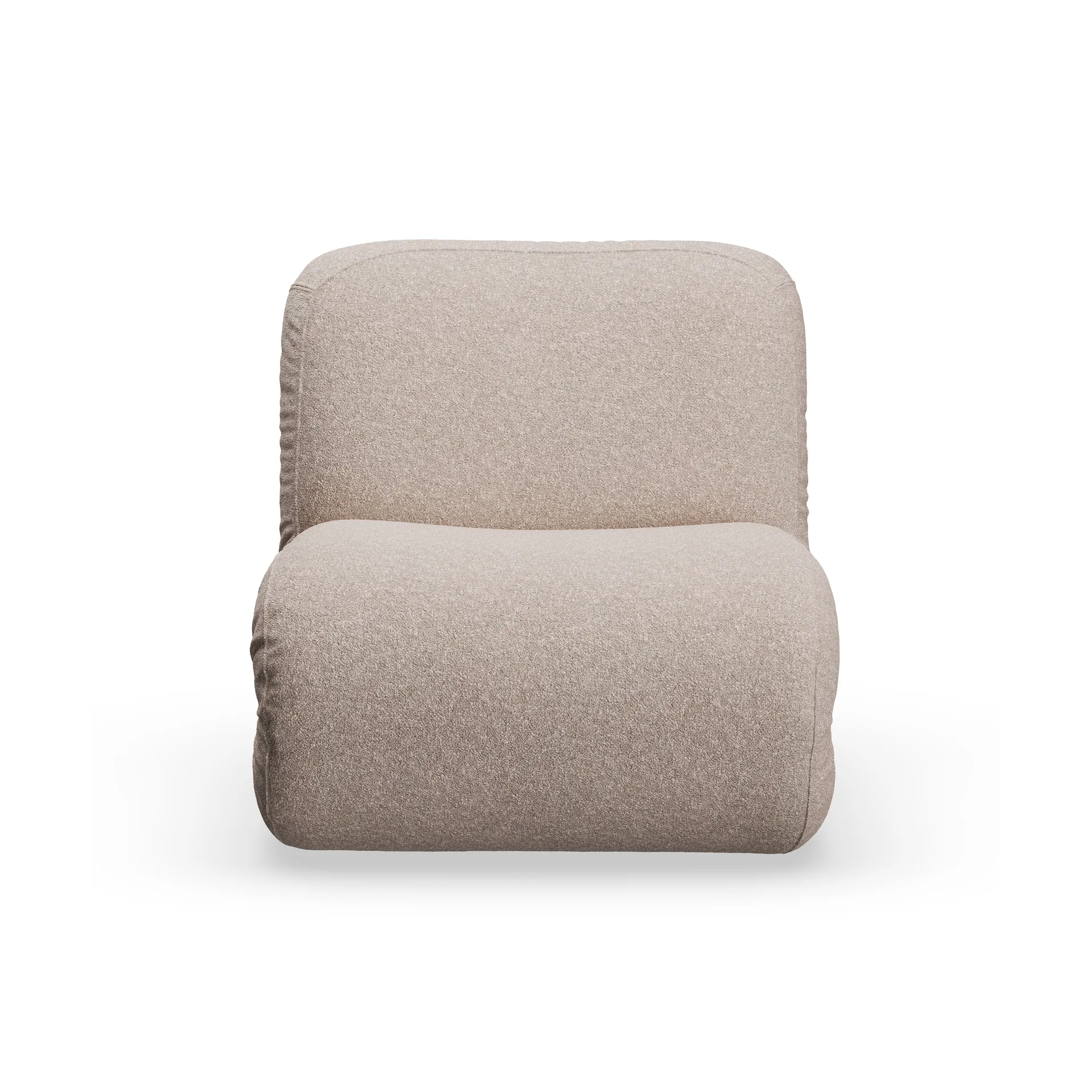Bau Sessel, Zero Beige, gerade Lammhults