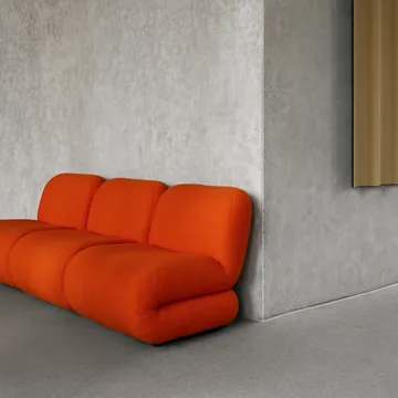 BAU Sofa 3-Sitzer, Megan sand - Lammhults