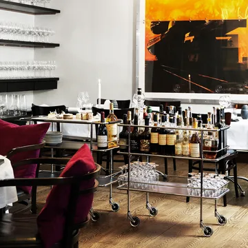 Cargo Servierwagen - Satiniertes Glas-Chrom - Lammhults