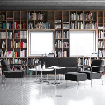 Chicago III Couchtisch - Schwarzes Laminat-Schwarz - Lammhults