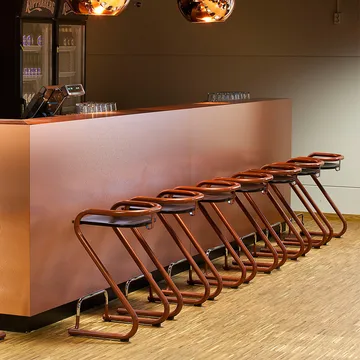 S70-3 Barhocker - Vit-vit - Lammhults