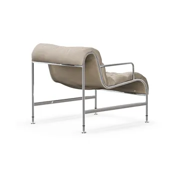 Sunny Sessel mit Armlehnen - Mauro Putty-Chromgestell - Lammhults