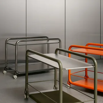 Tension Rollwagen - Krom-graphit texture - Lammhults