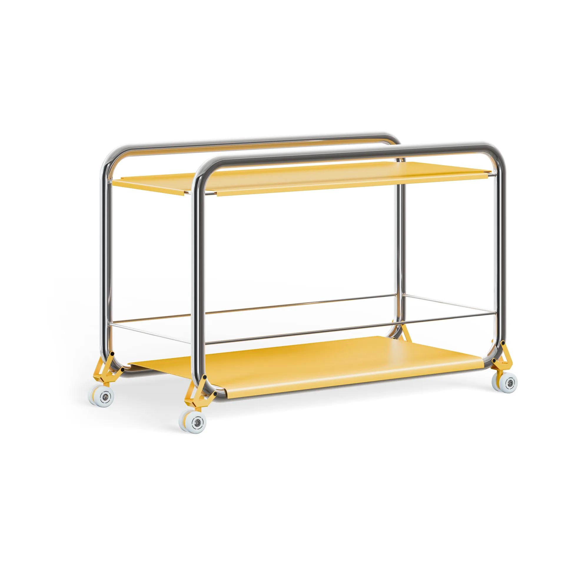 Tension Rollwagen, Krom-signal yellow Lammhults