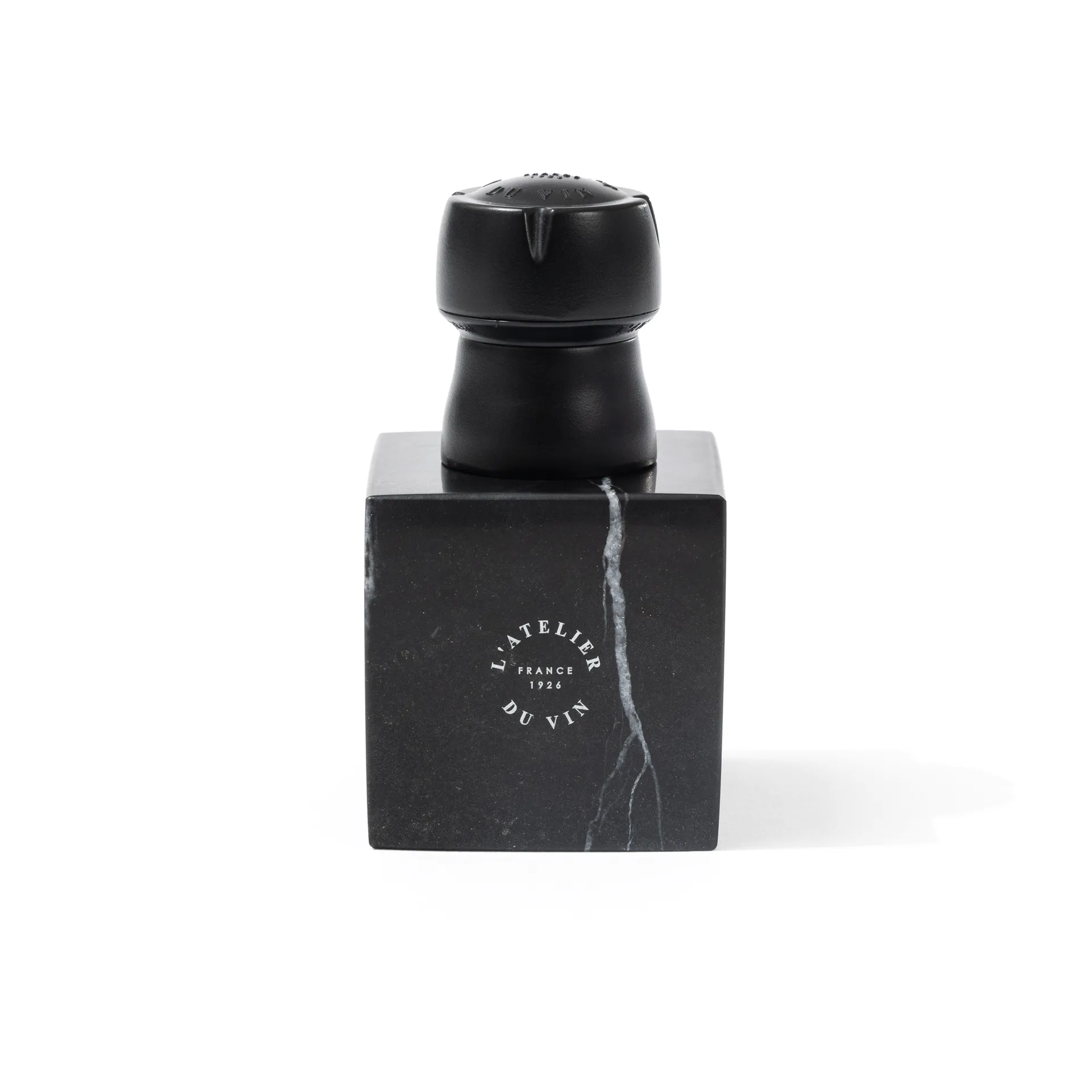 Champagner Korkenstopper, Schwarz-Marmor L'Atelier du Vin