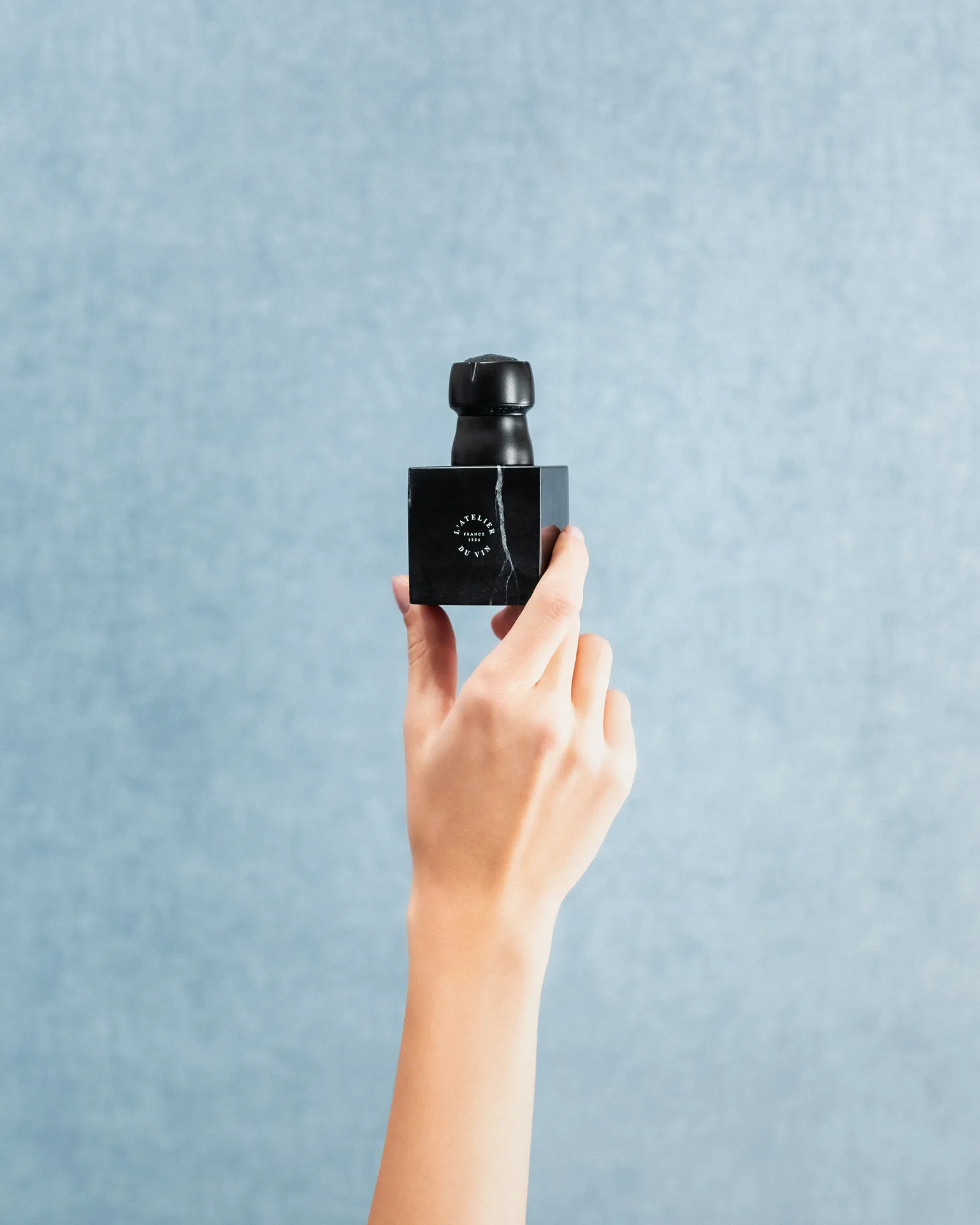 Champagner Korkenstopper, Schwarz-Marmor L'Atelier du Vin