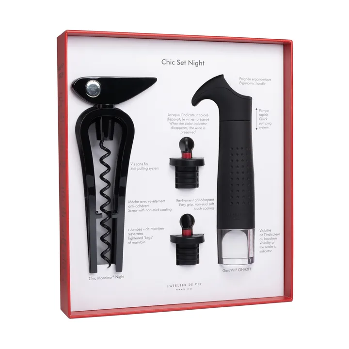 Chic Set Night Weinzubehörset - 4-teilig - L'Atelier du Vin