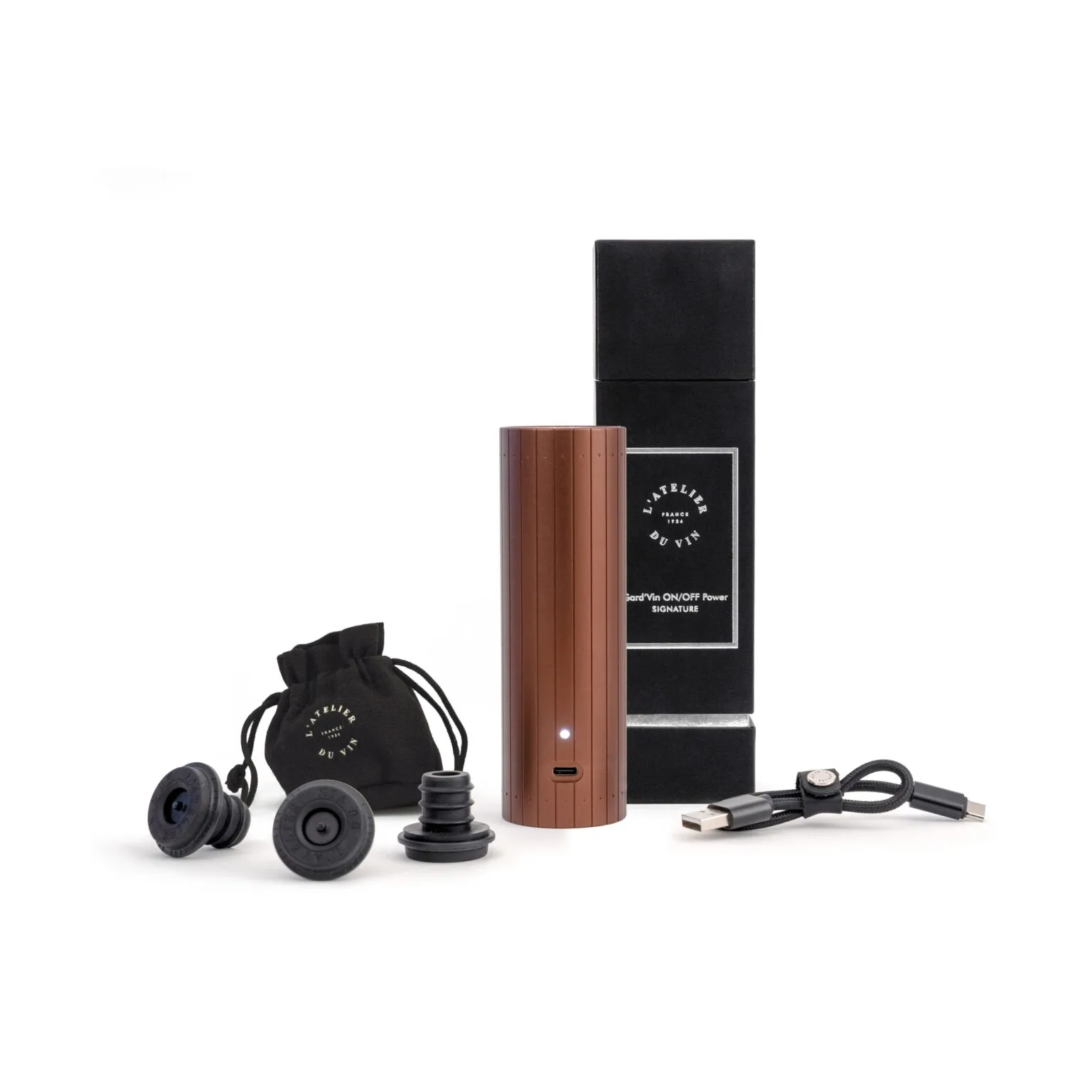 Gard’Vin ON/OFF Power Vakuumpumpe elektrisch, Kupfer L'Atelier du Vin