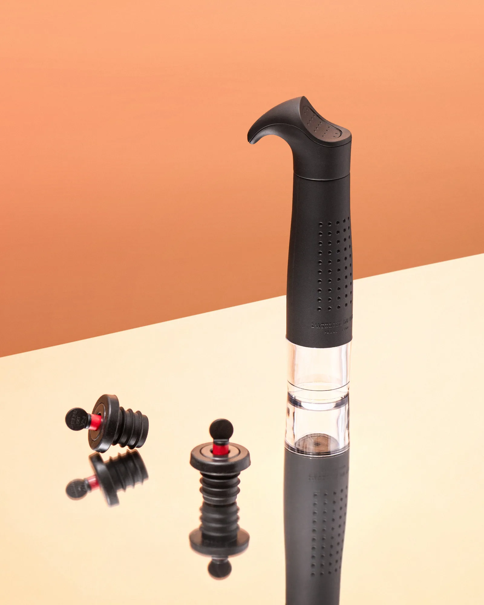 Gard'vin ON/OFF Vakuumpumpe, Schwarz L'Atelier du Vin