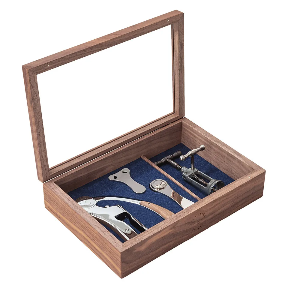 Le Collectionneur 2 Sommelier-Werkzeugset, Walnuss L'Atelier du Vin