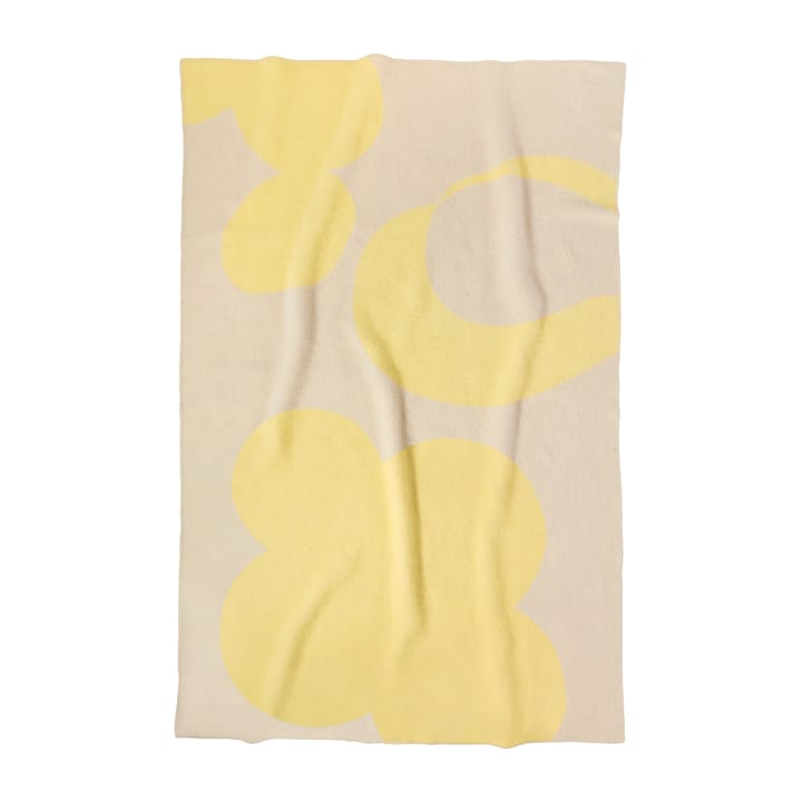 Anemone Wolldecke 130 x 200cm - Beige-yellow - Layered