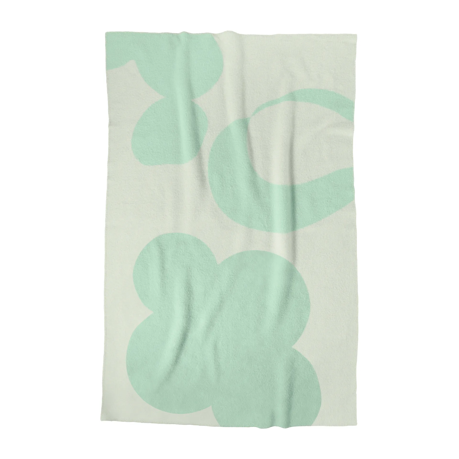 Anemone Wolldecke 130 x 200cm, Green Layered