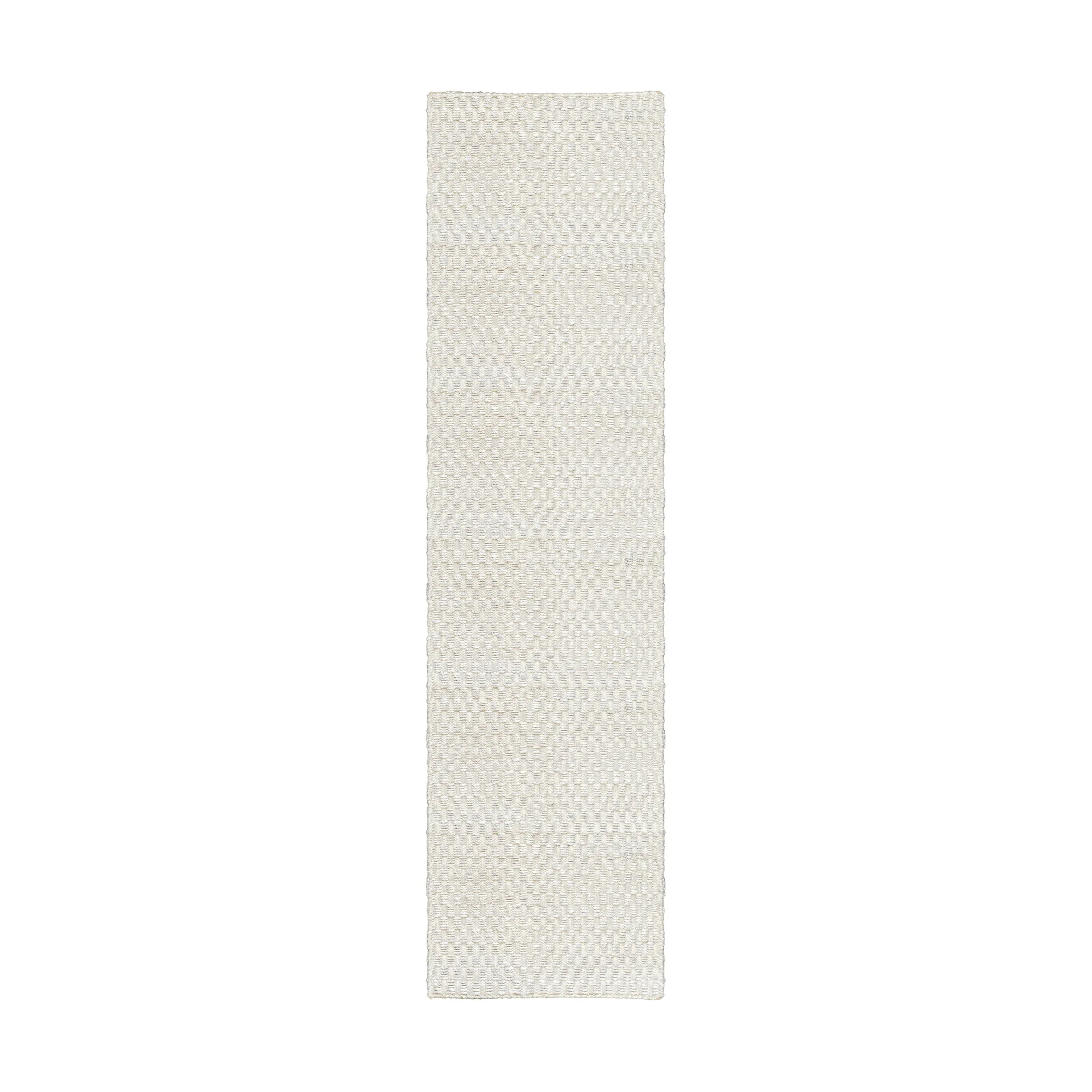 Barley Juteteppich, Bone white, 75x240 cm Layered