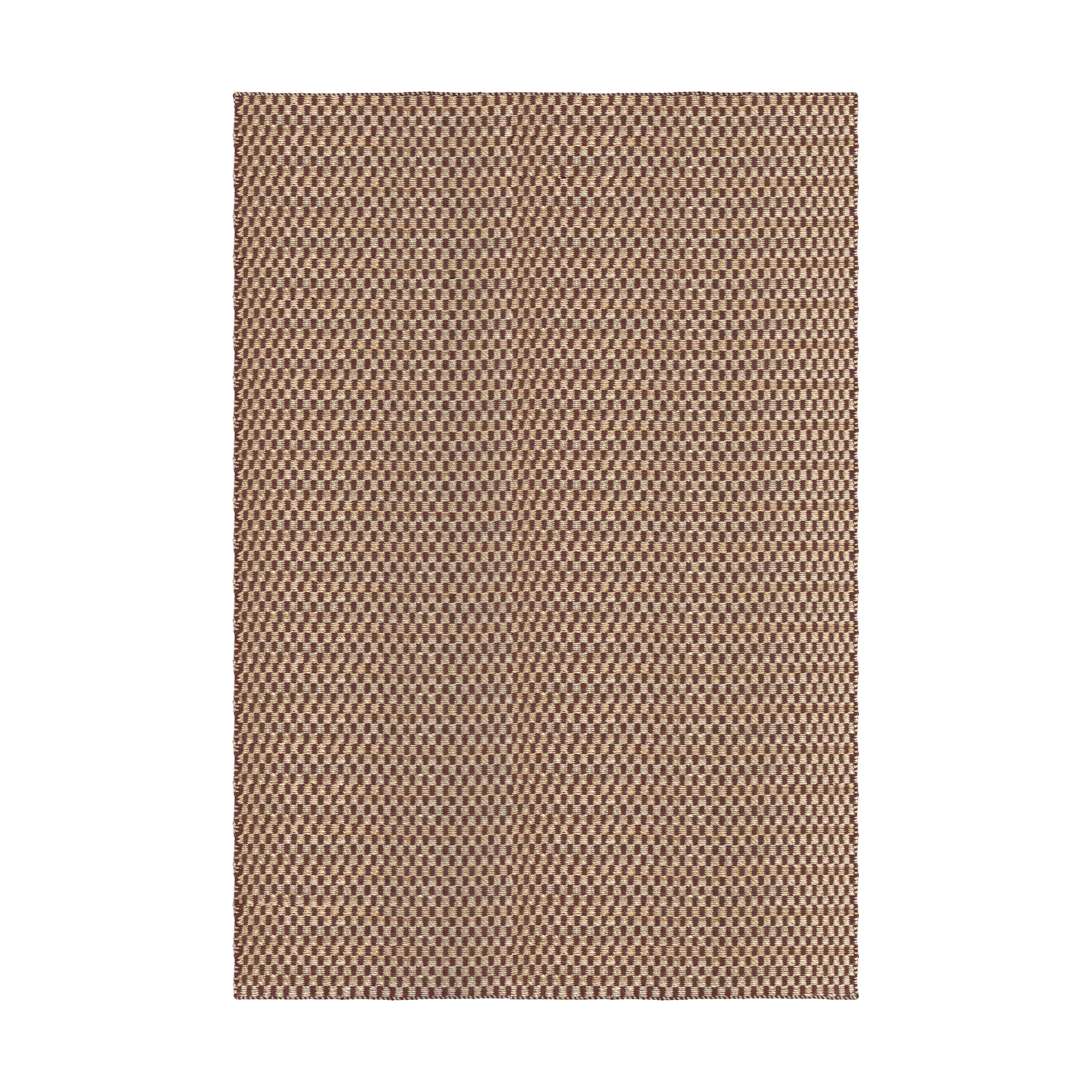 Barley Juteteppich, Burgunderrot, 250x350 cm Layered