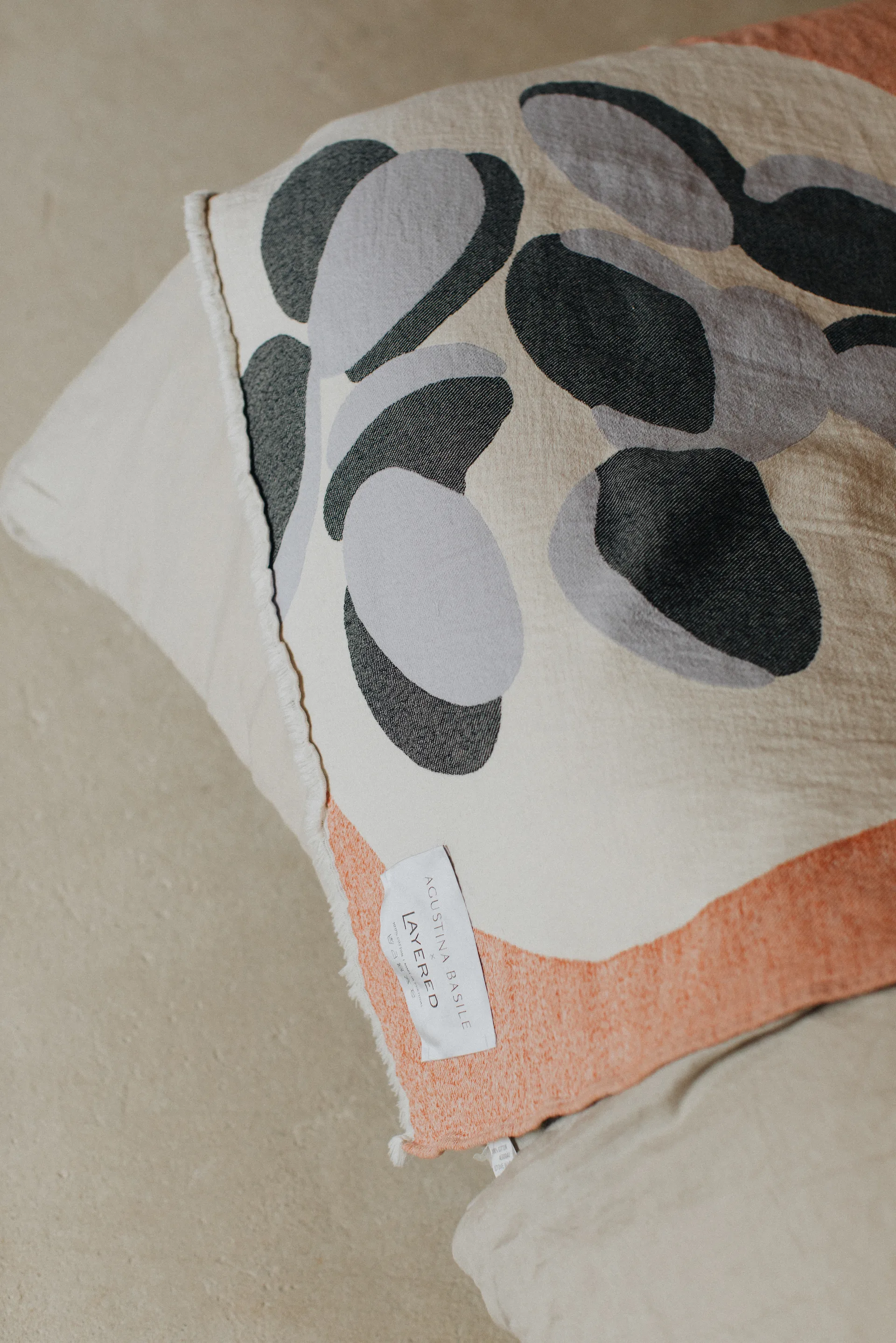 Boqueron Baumwolldecke 130 x 220 cm, Rot Layered