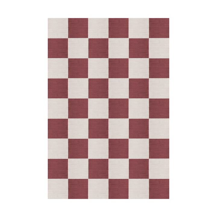 Chess Wollteppich - Burgundy, 140x200 cm - Layered
