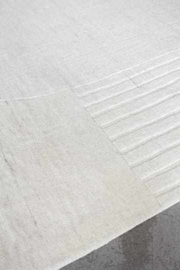 Circular Wollteppich 180 x 270cm - Bone white - Layered