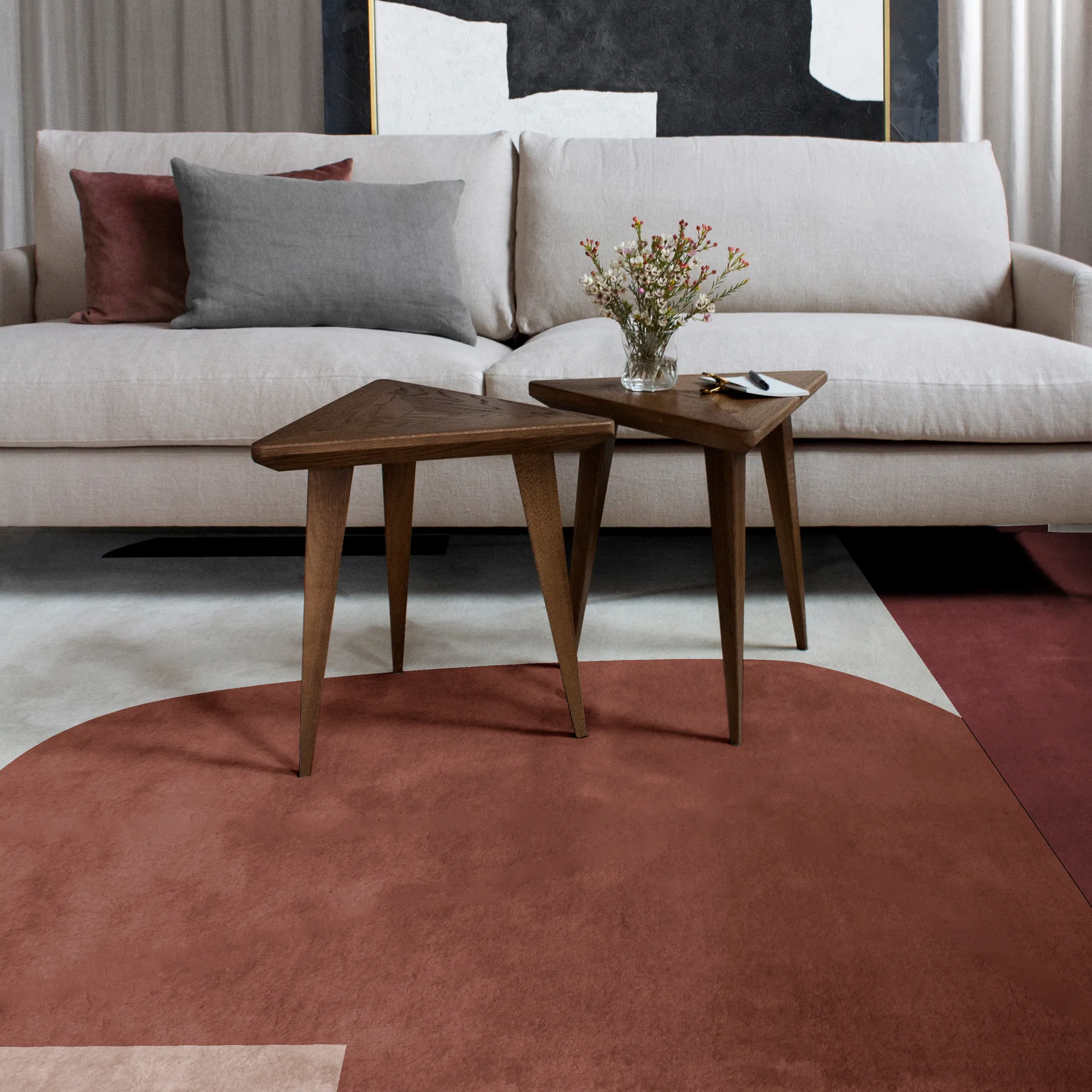 Cloudberry Wollteppich, 180 x 270cm Layered