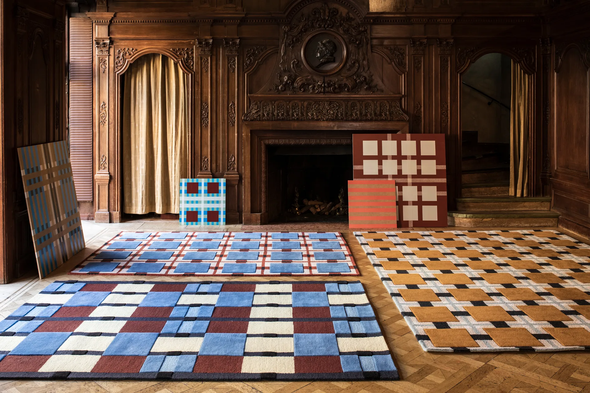 Evelina Kroon After Noon sky Wollteppich, 180 x 270cm Layered