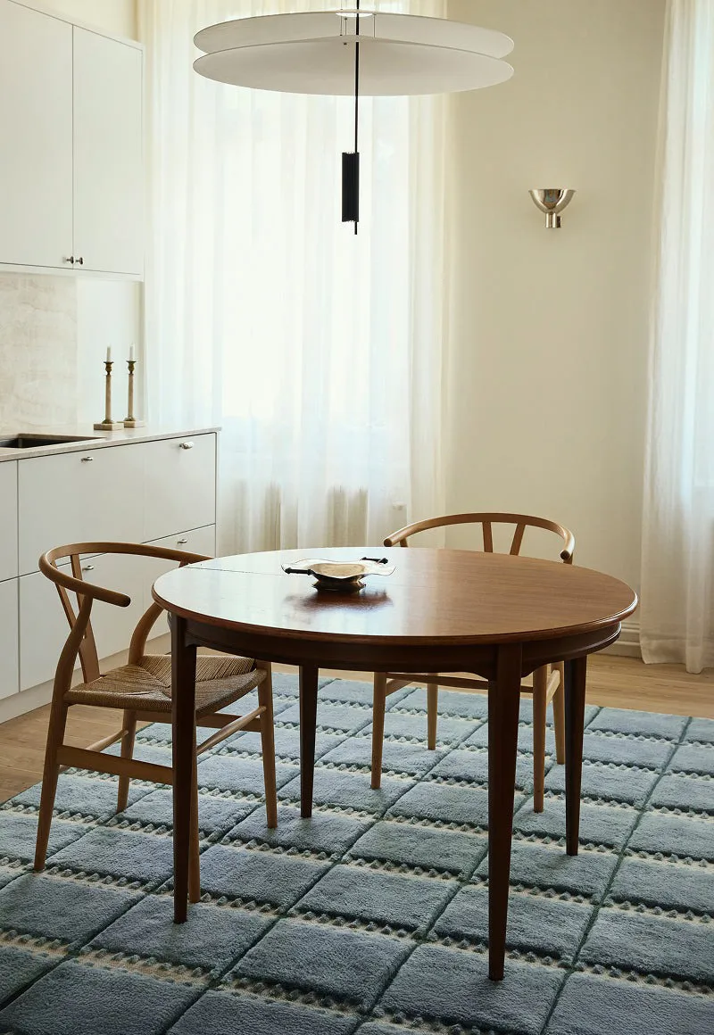 Lilly Wollteppich, Blue, 300x400 cm Layered