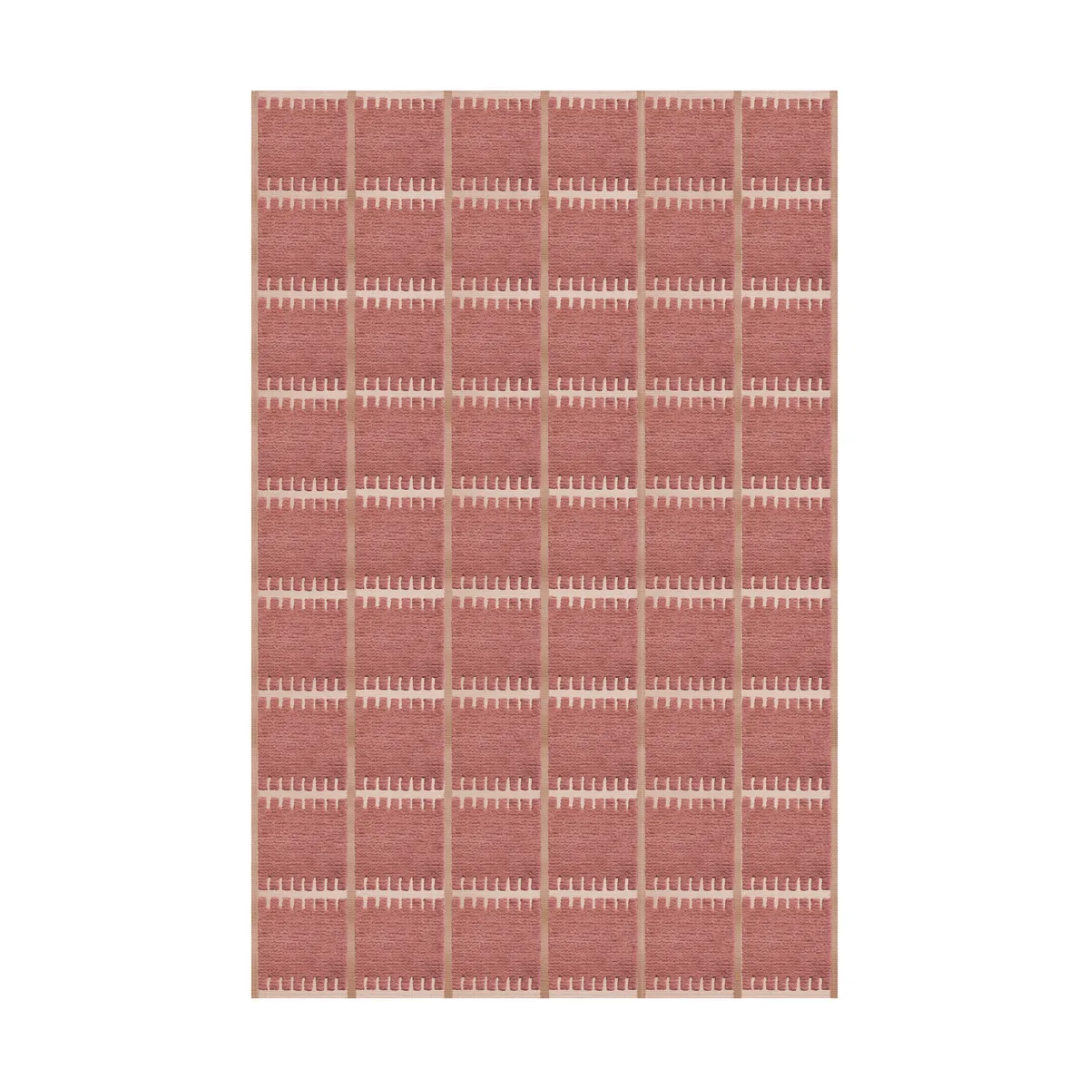 Layered Lilly Wollteppich Claret red, 200x300 cm