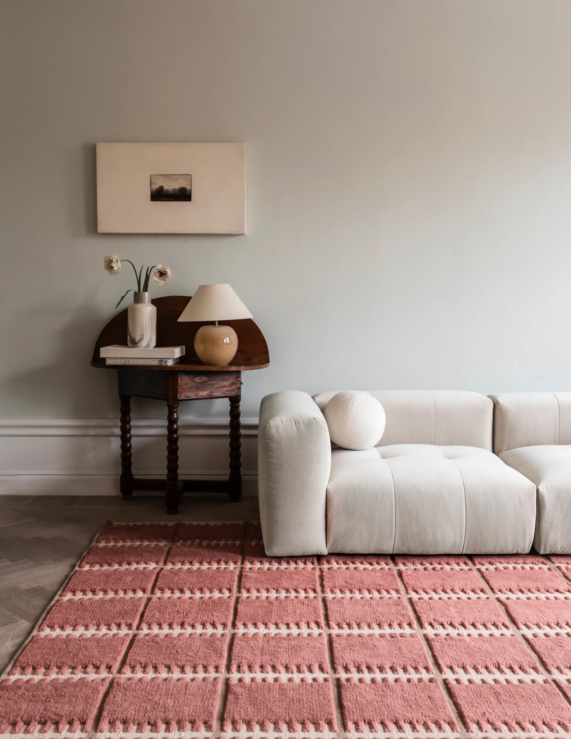 Lilly Wollteppich, Claret red, 200x300 cm Layered