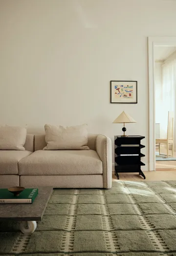 Lilly Wollteppich - Green, 200x300 cm - Layered