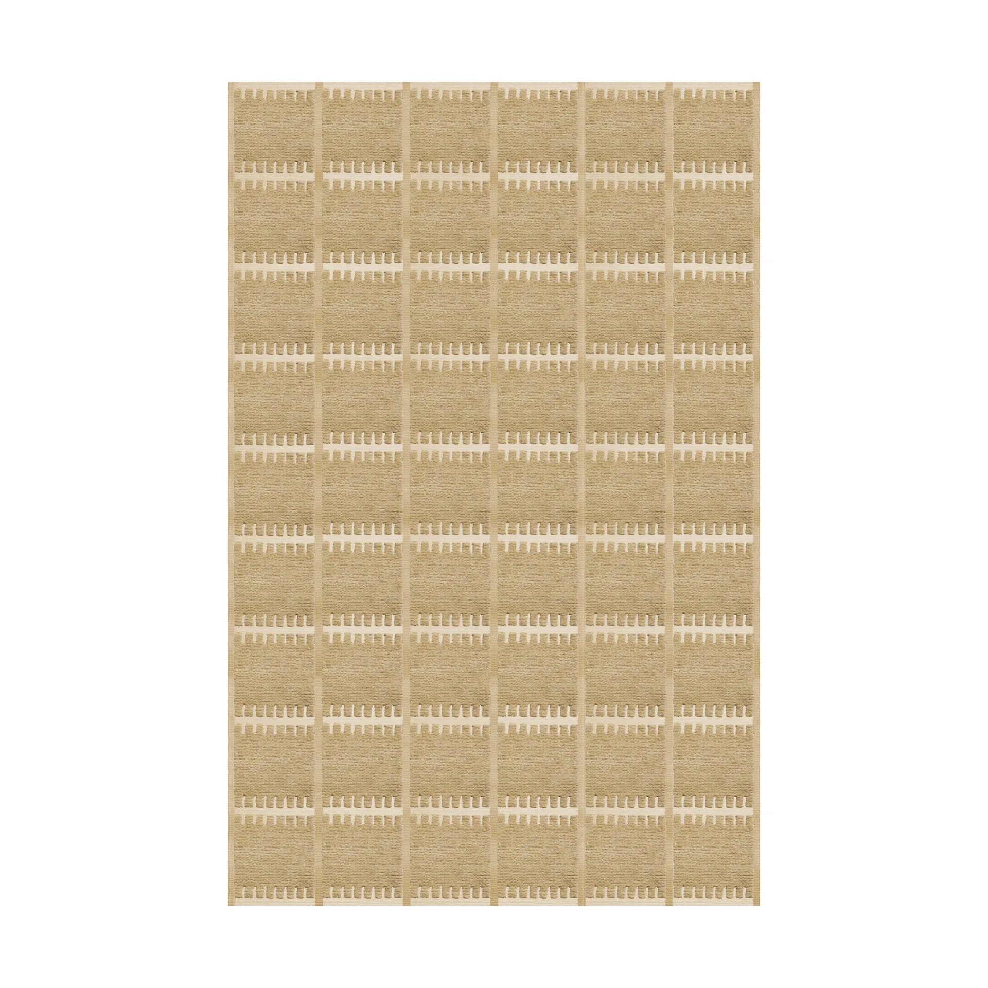 Lilly Wollteppich, Mustard, 300 x 400cm Layered