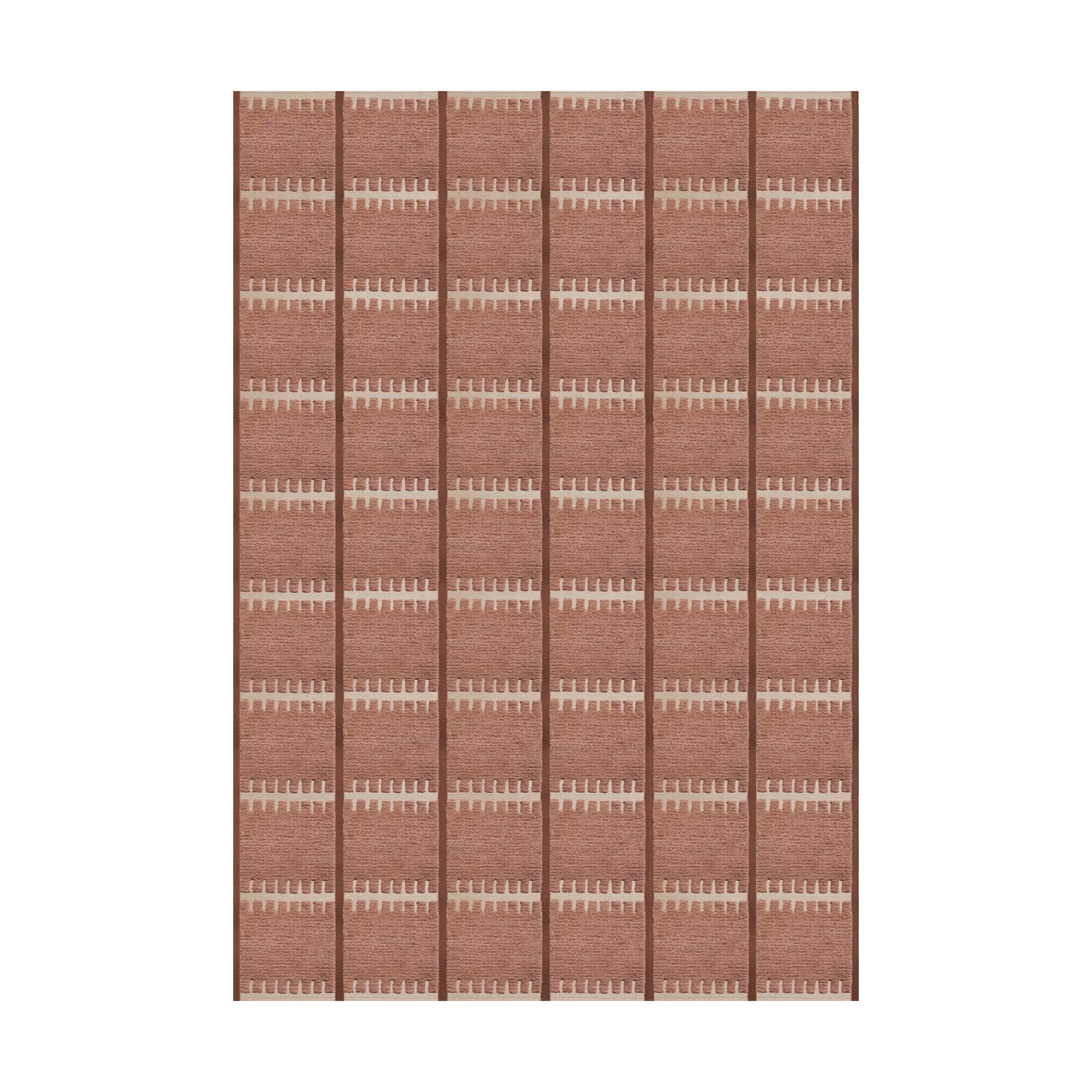 Lilly Wollteppich, Rust, 250x350 cm Layered