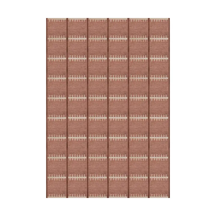 Lilly Wollteppich - Rust, 300x400 cm - Layered