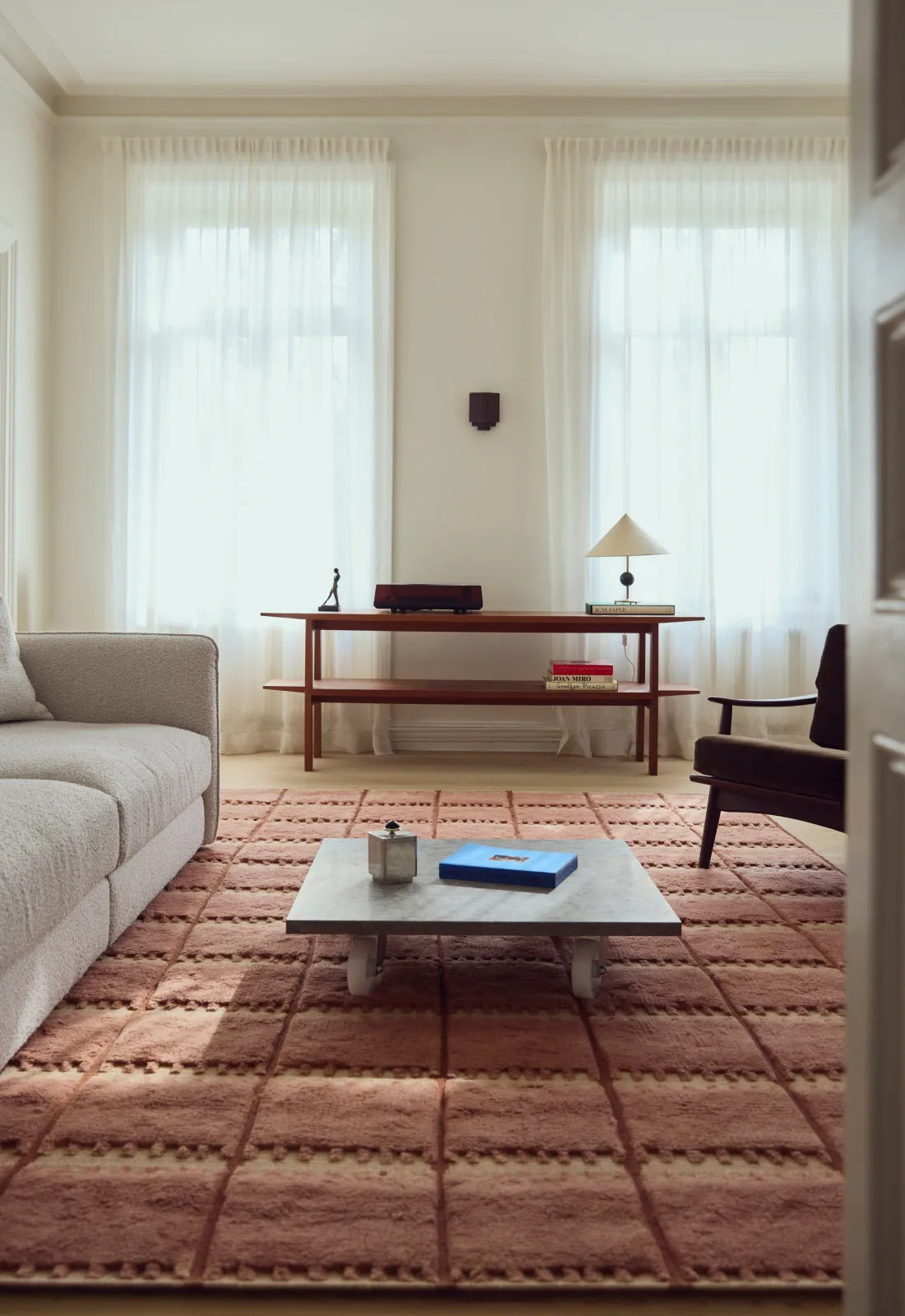 Lilly Wollteppich, Rust, 300x400 cm Layered