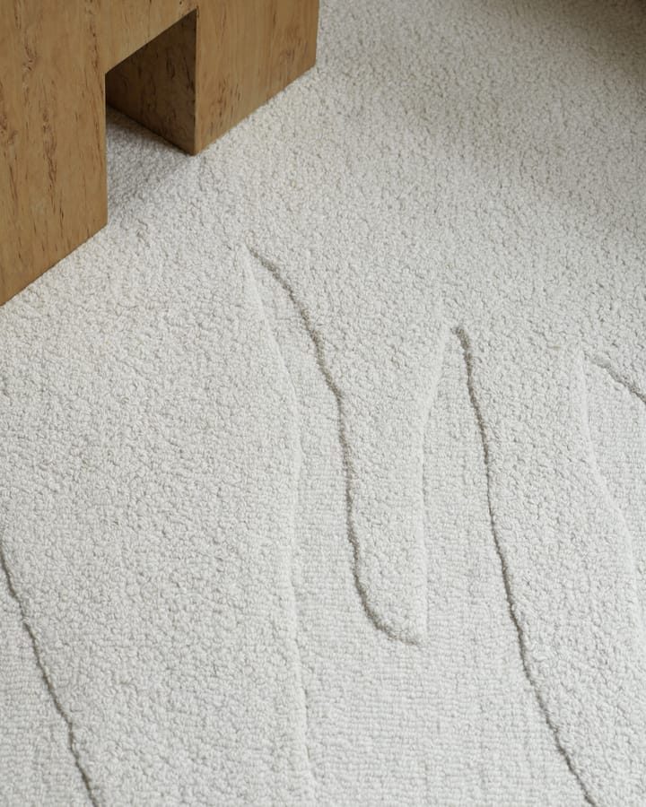 Nami Wollteppich - Bone White 180 x 270cm - Layered
