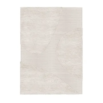 Punja plasma Wollteppich 180 x 270cm - Off White - Layered