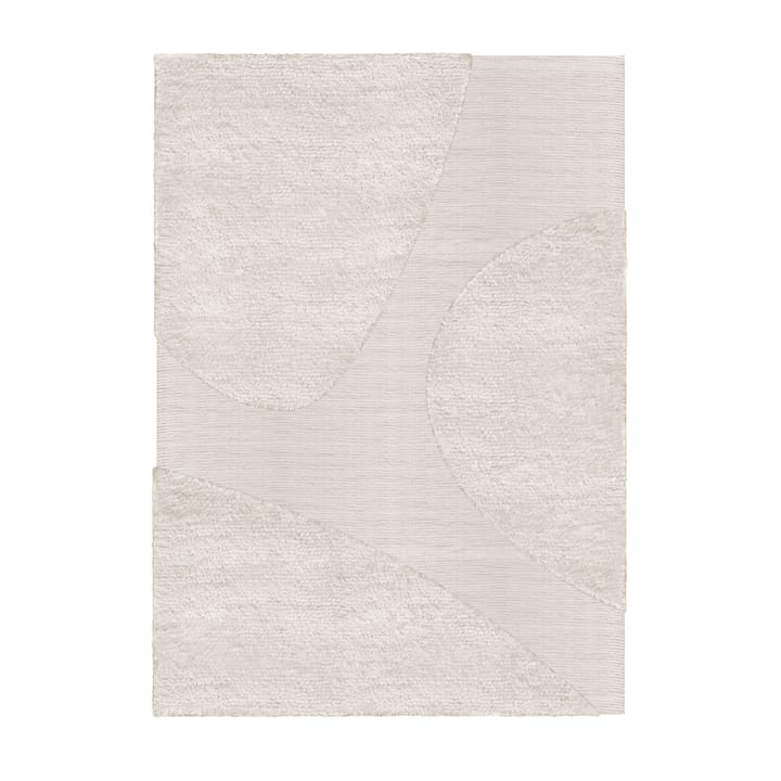 Punja plasma Wollteppich 180 x 270cm - Off White - Layered