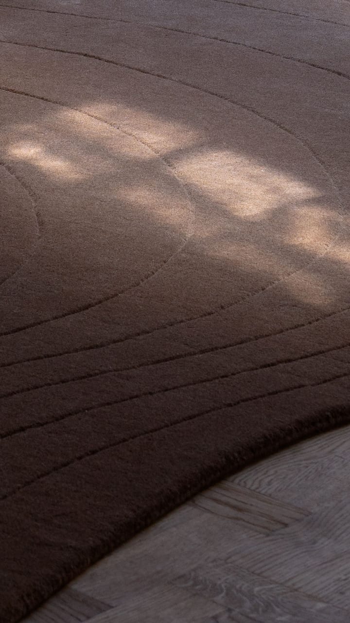 Residue Wollteppich - Nougat, 235 x 350cm - Layered