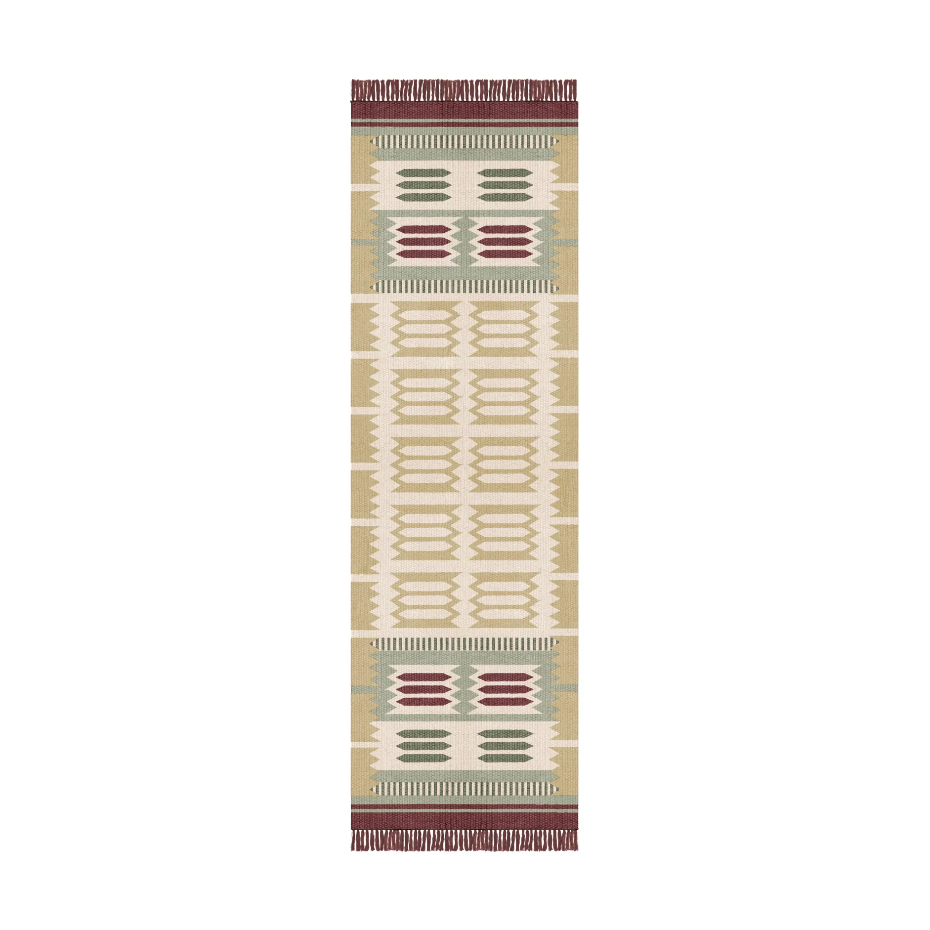 Röllakan Hilma Flurteppich, Primrose, 75x240 cm Layered