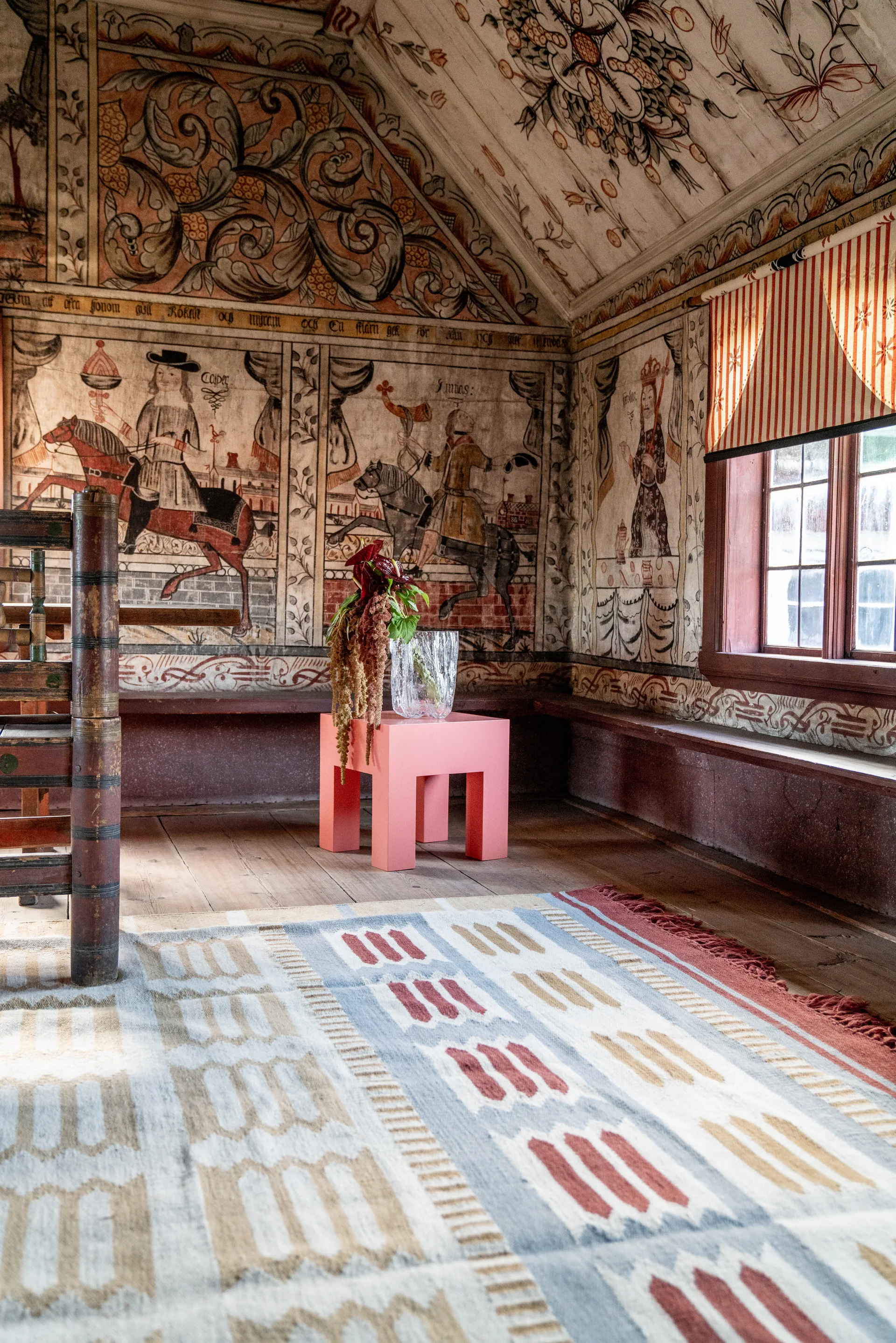 Röllakan Hilma Wollteppich, Meadow, 140x200 cm Layered