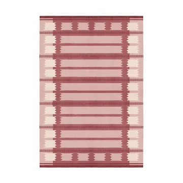Röllakan Iris Wollteppich - Rasberry, 140x200 cm - Layered