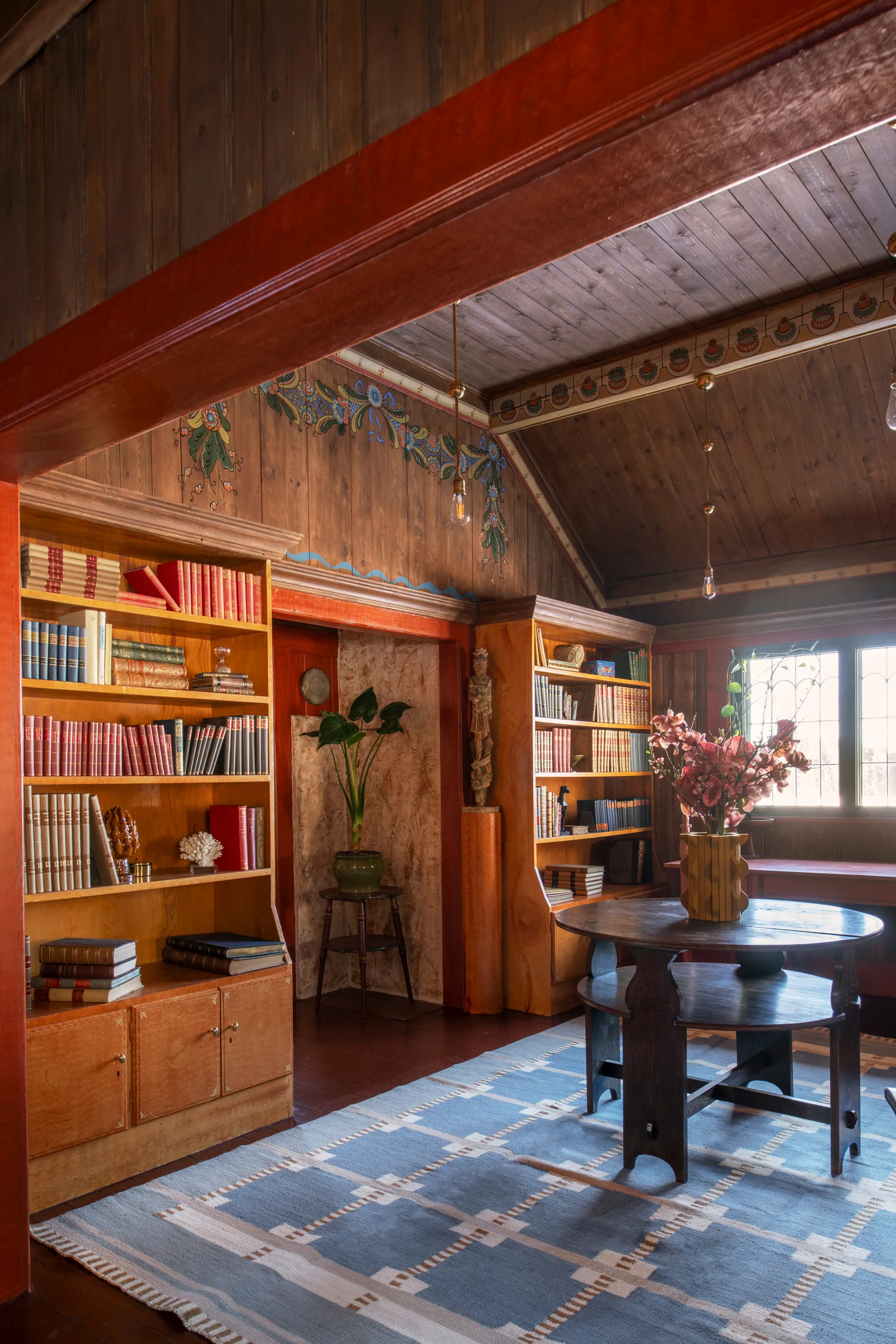 Röllakan Ruth Wollteppich, Summer sky, 250x350 cm Layered