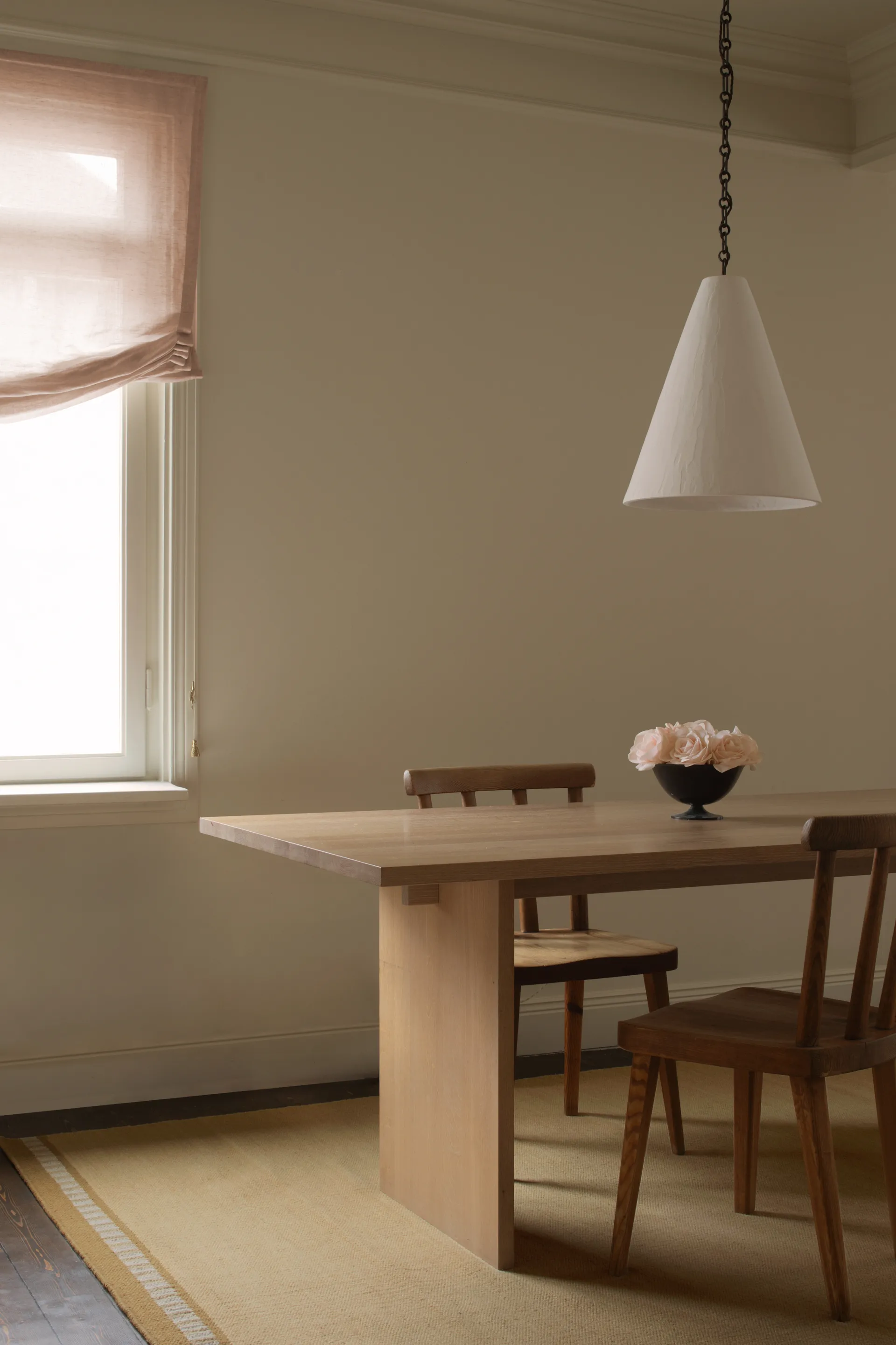 Röllakan Solid Wollteppich, Mariegold, 250×350 cm Layered