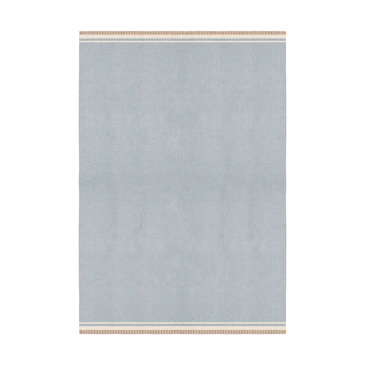 Röllakan Solid Wollteppich - Sky blue, 250 × 350 cm - Layered