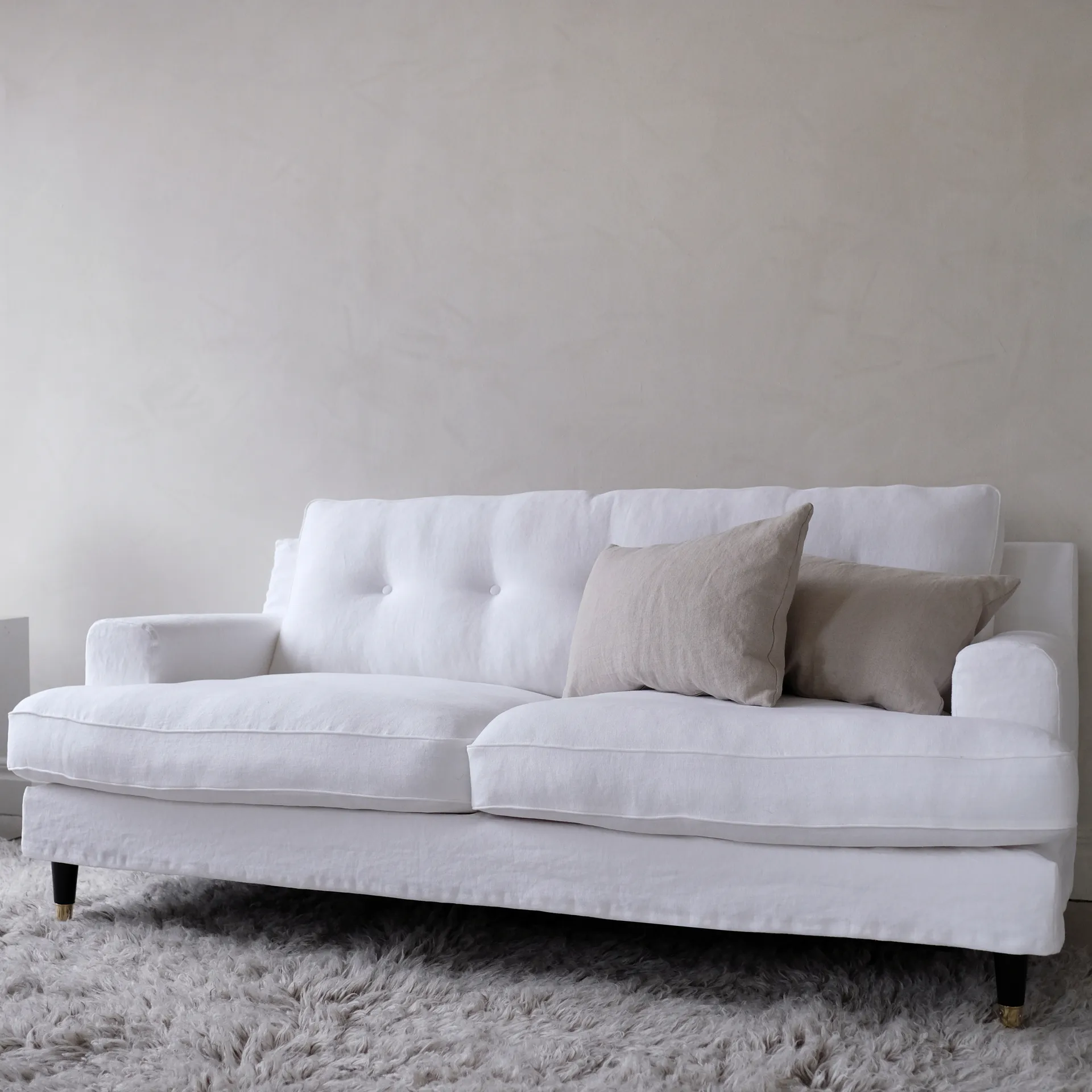 Shaggy Teppich 180 x 270cm, Mocha melange Layered