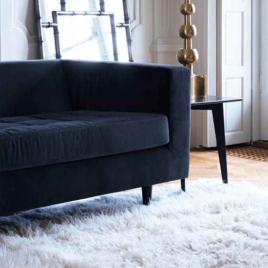 Shaggy Teppich 180 x 270cm, Off White Layered