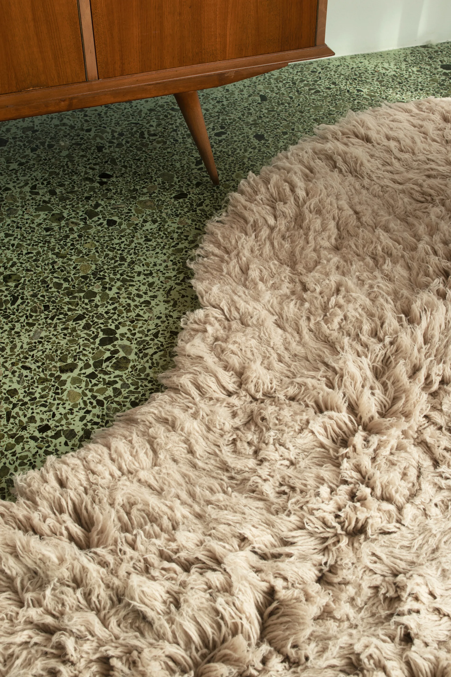 Shaggy Teppich 200x300 cm, Oatmeal Layered