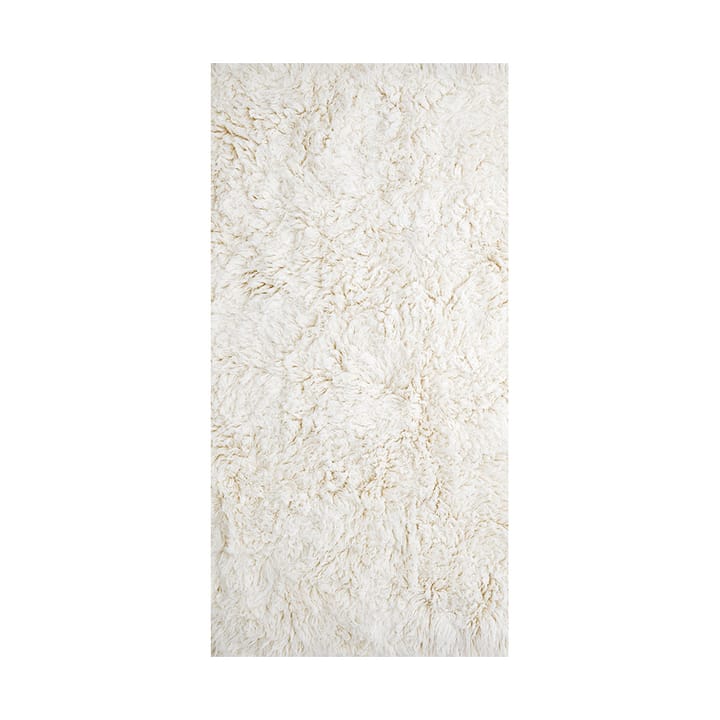 Shaggy Teppich 90 x 180cm - Off white - Layered