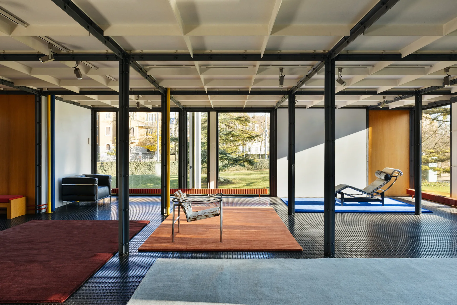 Solid Wool Wollteppich, Blue clair, 180x270 cm Layered