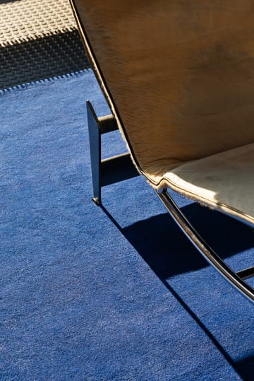 Solid Wool Wollteppich - Blue foncé, 180x270 cm - Layered
