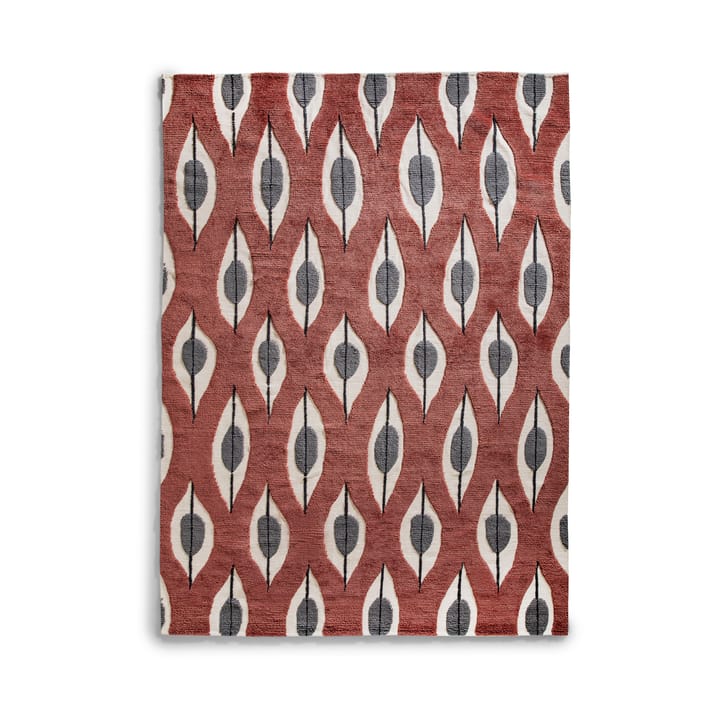 Stig Lindberg Trellis Wollteppich - Claret red, 300 x 400cm - Layered
